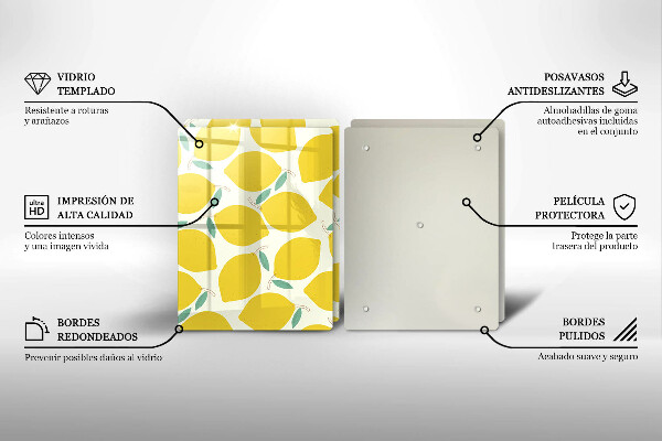 Cobertura de indução Limões desenhados