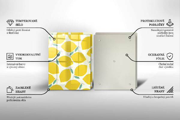 Cobertura de indução Limões desenhados