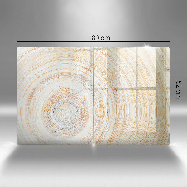 Cobertura de indução Textura de madeira