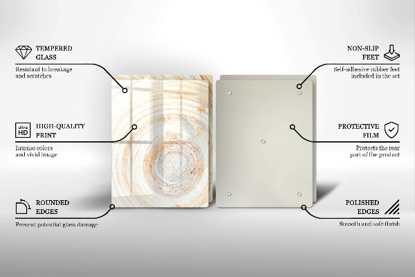 Cobertura de indução Textura de madeira
