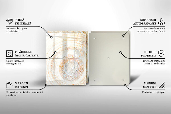Cobertura de indução Textura de madeira