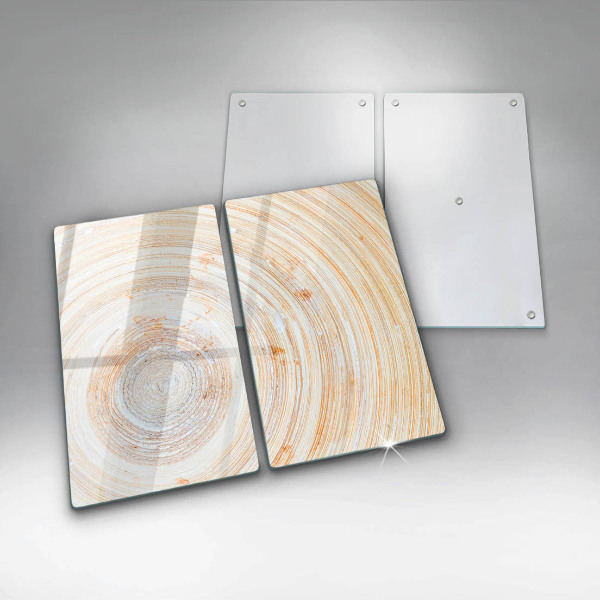 Cobertura de indução Textura de madeira