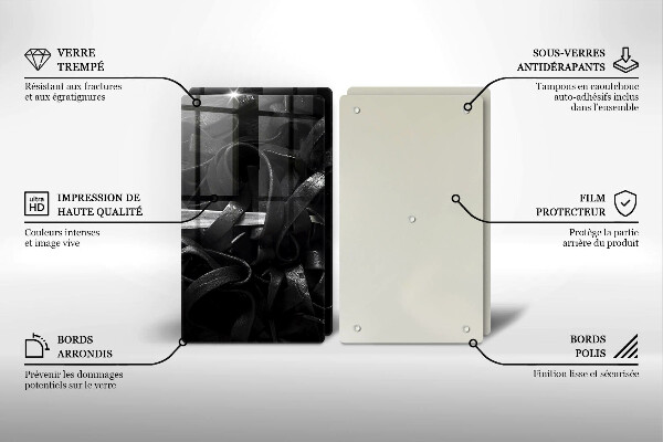 Cobertura de indução Macarrão preto Tagliatelle