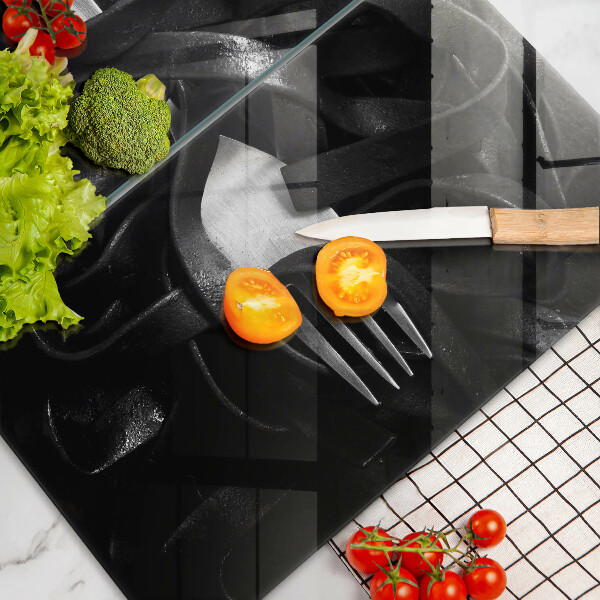 Cobertura de indução Macarrão preto Tagliatelle