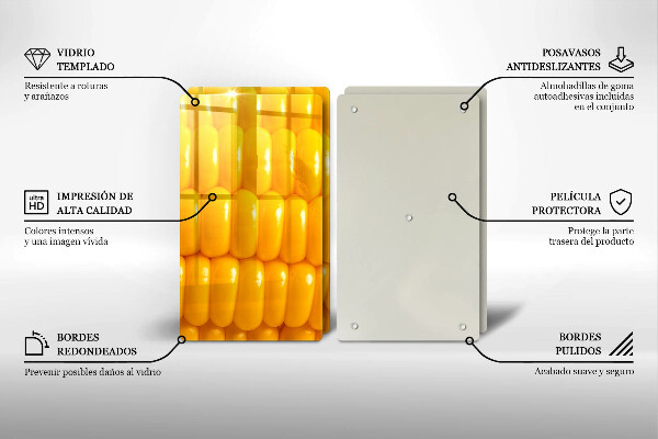 Cobertura de indução Grãos de milho