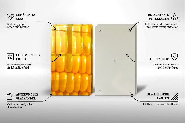 Cobertura de indução Grãos de milho