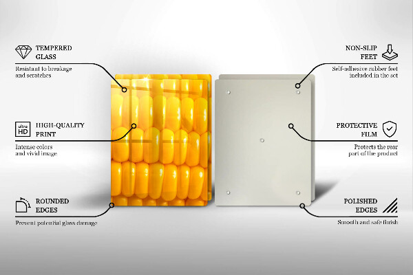 Cobertura de indução Grãos de milho