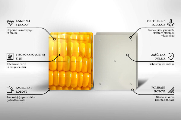 Cobertura de indução Grãos de milho