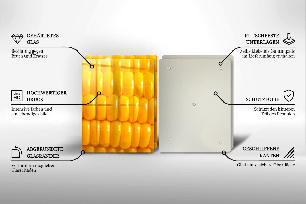 Cobertura de indução Grãos de milho