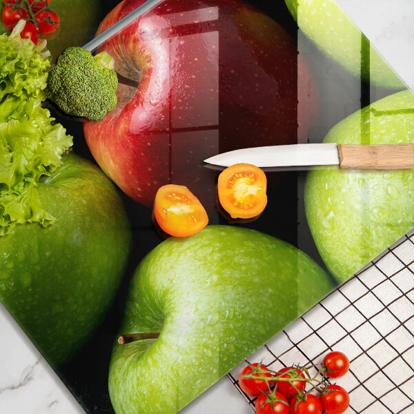 Cobertura de indução Maçãs suculentas