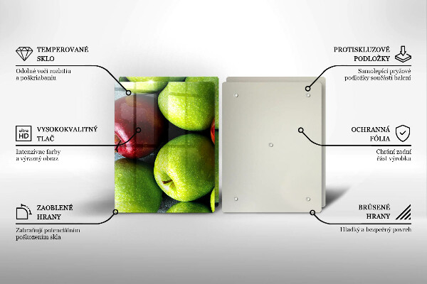 Cobertura de indução Maçãs suculentas