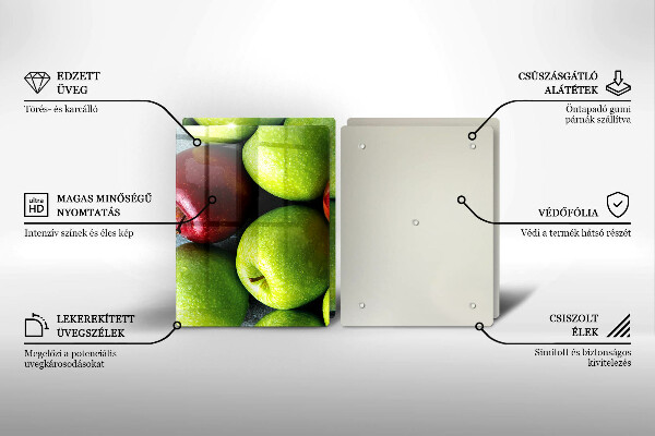 Cobertura de indução Maçãs suculentas