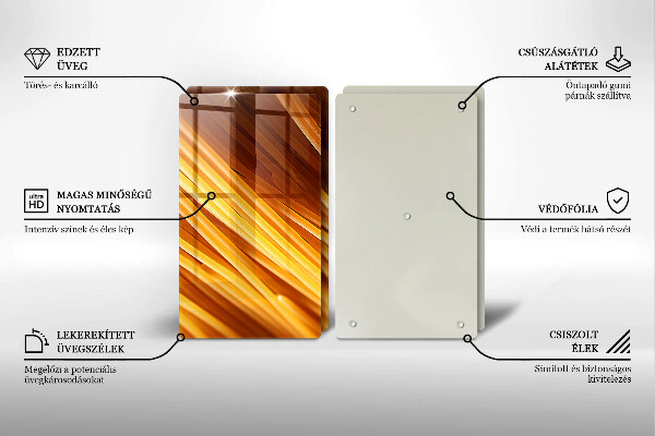 Cobertura de indução Macarrão Spaghetti