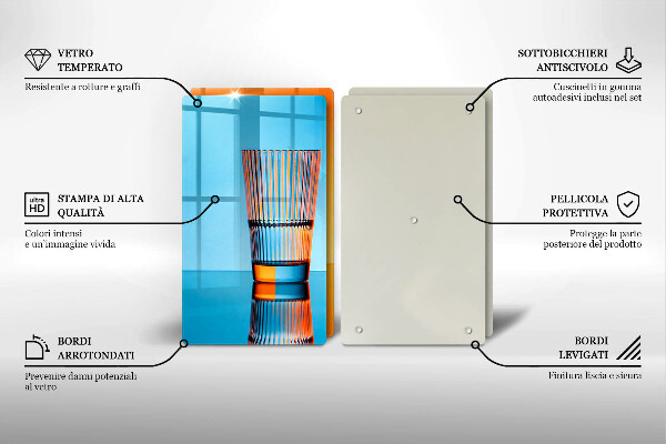 Cobertura de indução Dois copos de água