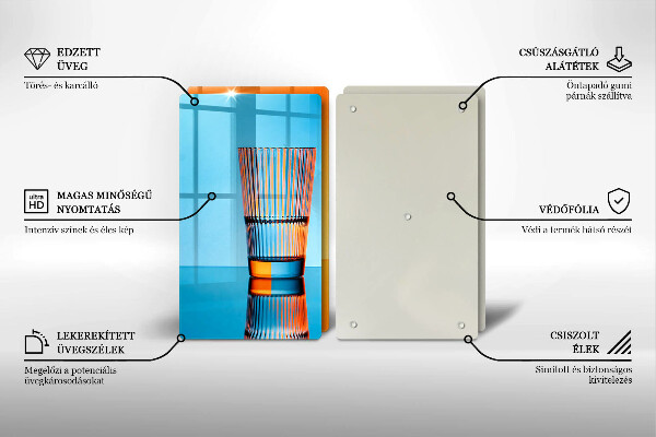 Cobertura de indução Dois copos de água