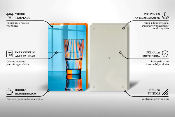 Cobertura de indução Dois copos de água
