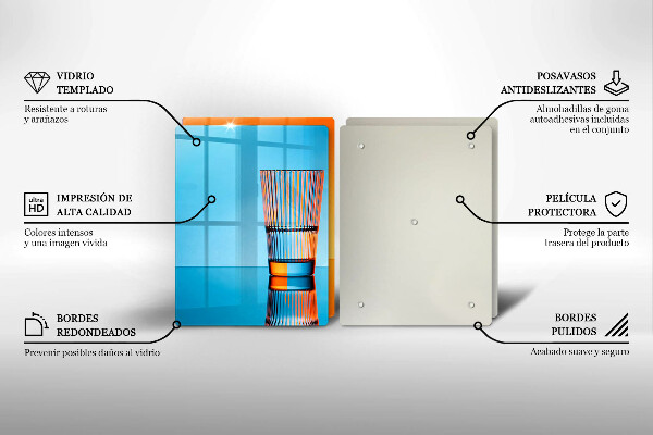 Cobertura de indução Dois copos de água
