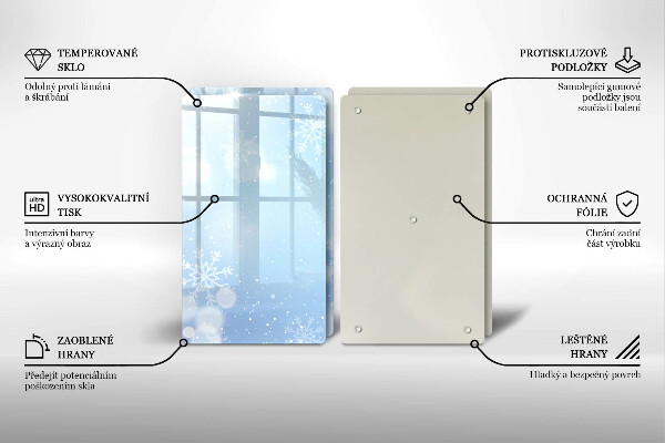 Cobertura de indução Textura de inverno