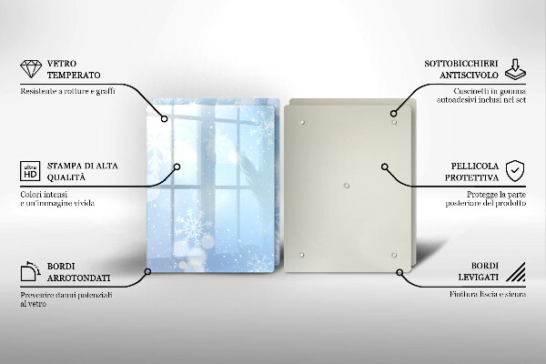 Cobertura de indução Textura de inverno