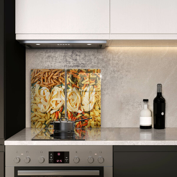 Cobertura de indução Diferentes tipos de macarrão