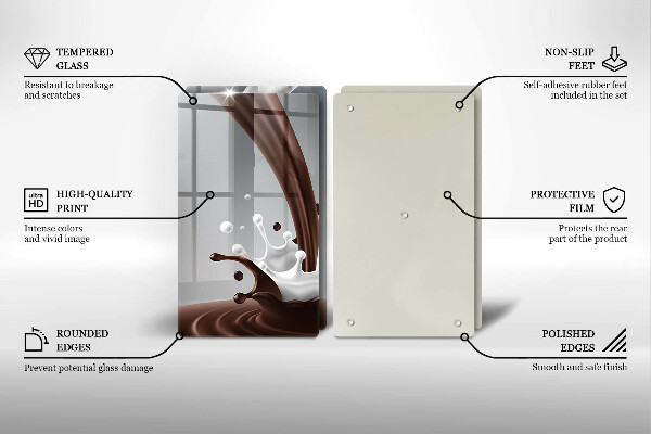 Cobertura de indução Leite e chocolate