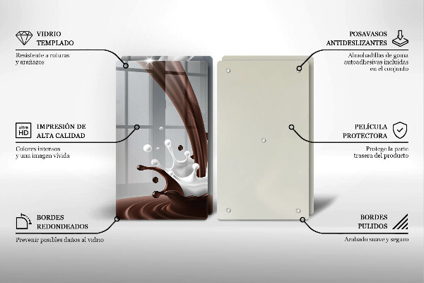 Cobertura de indução Leite e chocolate