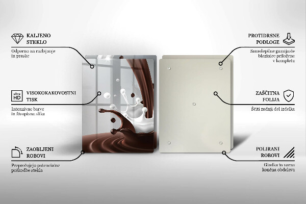 Cobertura de indução Leite e chocolate