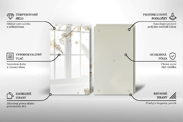 Cobertura de indução Decorações de inverno