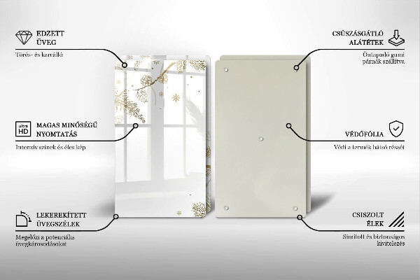 Cobertura de indução Decorações de inverno