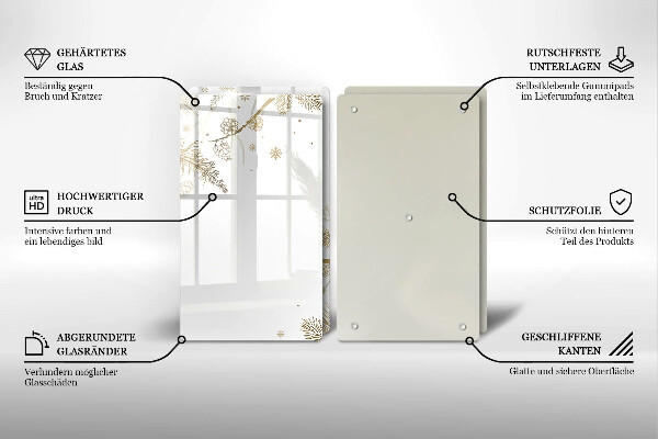 Cobertura de indução Decorações de inverno