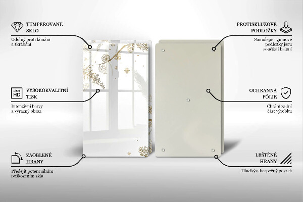 Cobertura de indução Decorações de inverno