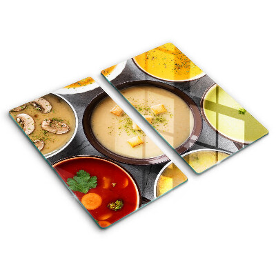 Tampa da placa de indução Sopas coloridas