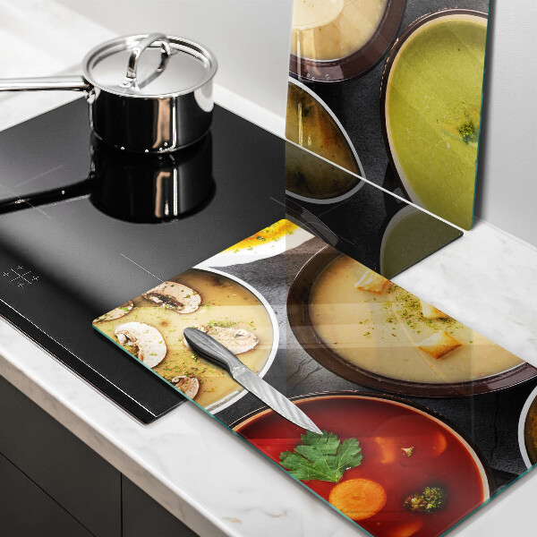 Tampa da placa de indução Sopas coloridas