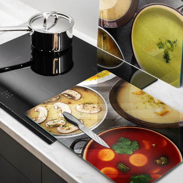 Tampa da placa de indução Sopas coloridas