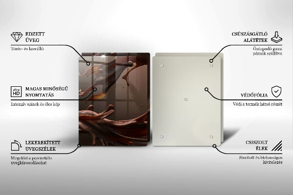 Tampa de parede do fogão a gás Chocolate líquido