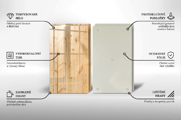 Exaustor a gás Tábuas de madeira delicadas