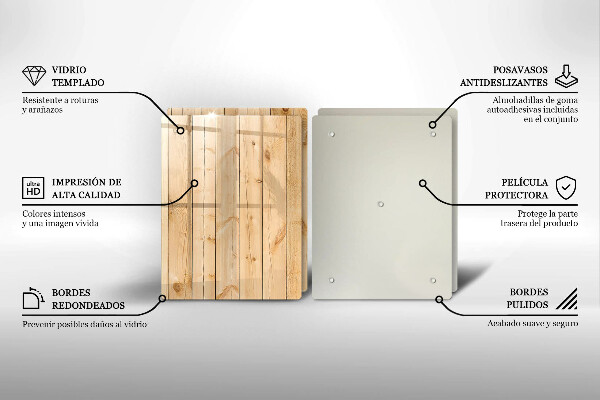 Exaustor a gás Tábuas de madeira delicadas