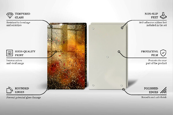 Tampa de parede do fogão a gás Especiarias coloridas