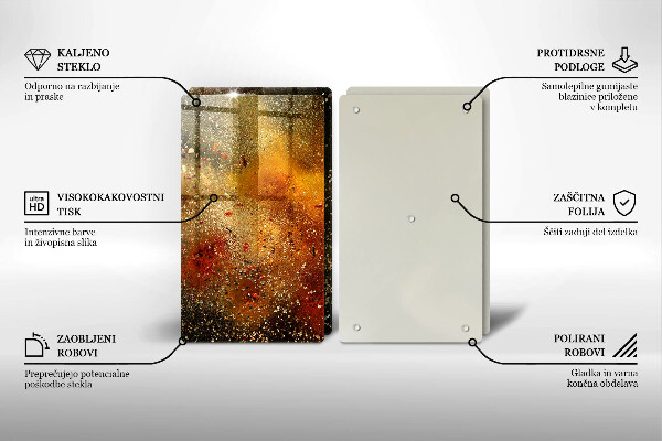 Tampa de parede do fogão a gás Especiarias coloridas