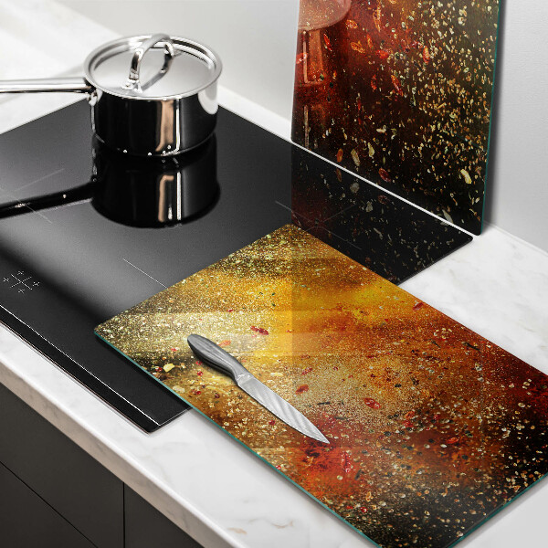 Tampa de parede do fogão a gás Especiarias coloridas