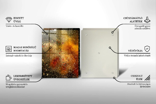 Tampa de parede do fogão a gás Especiarias coloridas