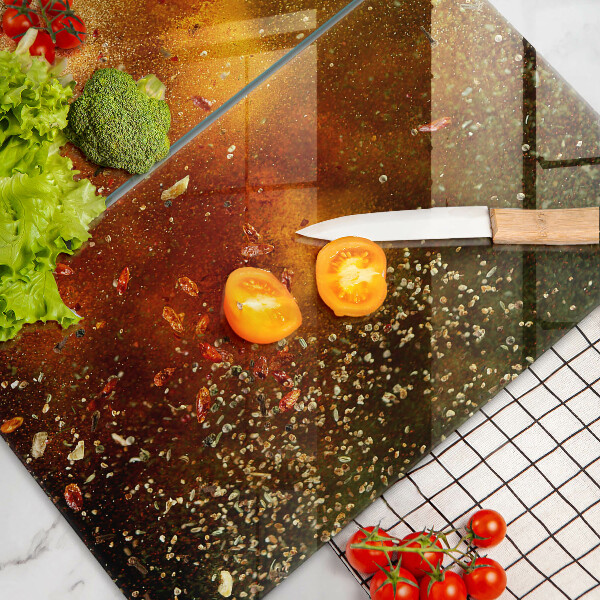 Tampa de parede do fogão a gás Especiarias coloridas