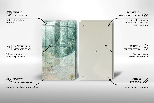 Tampa de parede do fogão a gás Estrutura pedra