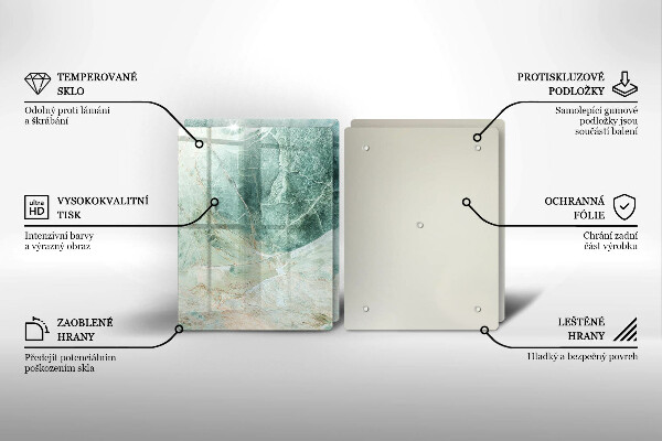 Tampa de parede do fogão a gás Estrutura pedra