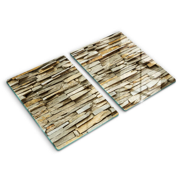 Placa de proteção para o fogão Pedras decorativas