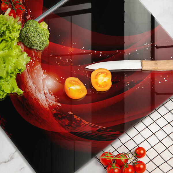 Placa de proteção para o fogão Abstração moderna