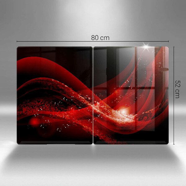 Placa de proteção para o fogão Abstração moderna