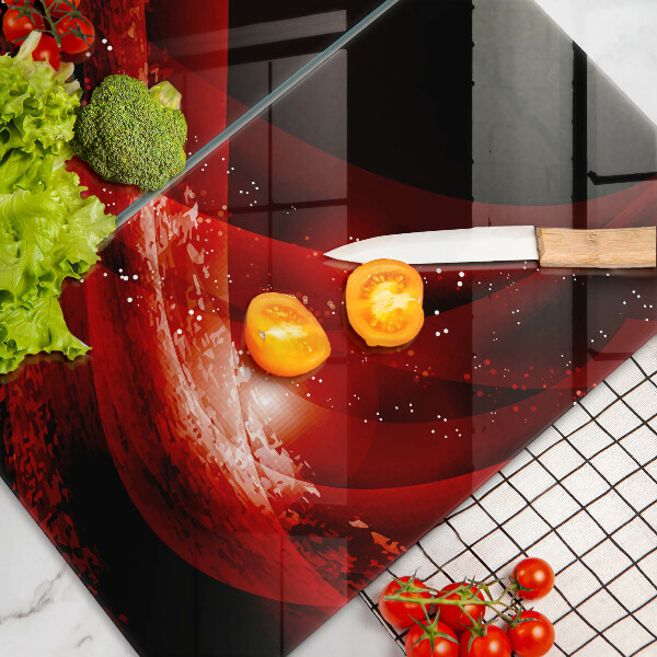 Placa de proteção para o fogão Abstração moderna