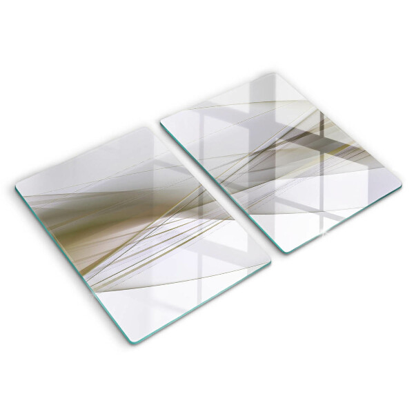 Placa de proteção para o fogão Abstração linhas design