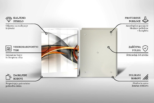 Tampa de parede do fogão a gás Formas modernas